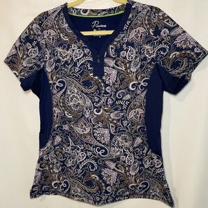 Healing Hands Jeni Printed Scrub Top